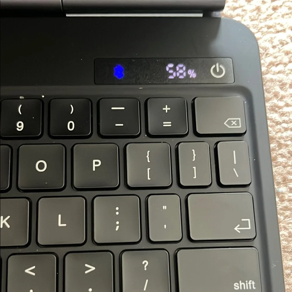 Black Keyboard Case for iPad